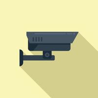 Überwachungskamera-Symbol flacher Vektor. Geheimdienst vektor