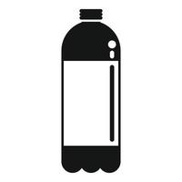 Wasserflasche Symbol einfacher Vektor. Öko-Kunststoff vektor