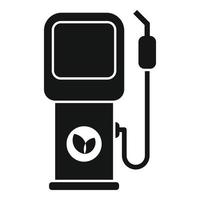 Öko-Kraftstoffpumpe Symbol einfacher Vektor. kluges Geld vektor