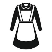 Jacke Kleid Symbol einfachen Vektor. Schuluniform vektor