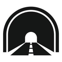 Straßentunnel-Symbol einfacher Vektor. Auto Eingang vektor