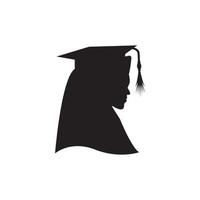 Schulabschluss-Logo-Vorlagendesign vektor