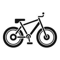 Sportfahrrad-Symbol einfacher Vektor. aktiver Lebensstil vektor