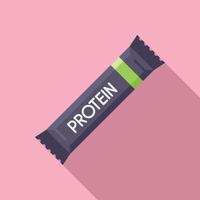 träna protein bar ikon platt vektor. sport tillägg vektor