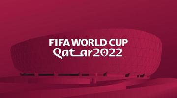 lusail stadion qatar värld kopp 2022 bakgrund vektor