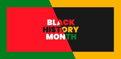 Hintergrund des schwarzen Geschichtsmonats. Afroamerikanische Geschichte oder schwarzer Geschichtsmonat. wird jährlich im februar in den usa und kanada gefeiert. Schwarzer Geschichtsmonat 2023 vektor