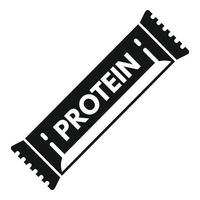 Protein-Lebensmittel-Symbol einfacher Vektor. Sportcontainer vektor