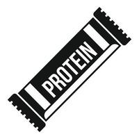 Getränk Protein Symbol einfacher Vektor. Lebensmittel einpacken vektor