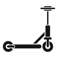 Kick-Elektroroller-Symbol einfacher Vektor. Fahrradtransport vektor