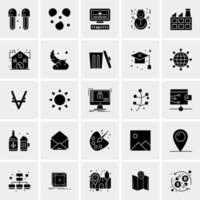 25 universelle Business-Icons Vektor kreative Icon-Illustration zur Verwendung in Web- und Mobilprojekten