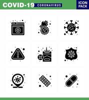 einfacher satz von covid19 schutz blau 25 icon pack symbol enthalten rauchen verboten verbreiten virus hinweis virales coronavirus 2019nov krankheitsvektordesignelemente vektor