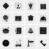 16 universelle Business-Icons Vektor kreative Icon-Illustration zur Verwendung in Web- und Mobilprojekten