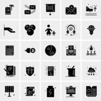 25 universelle Business-Icons Vektor kreative Icon-Illustration zur Verwendung in Web- und Mobilprojekten