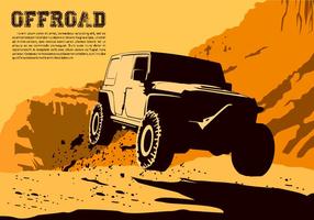 Hoppning Offroad Gratis Vector