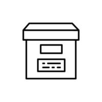 dokumentera arkiv lagring ikon, arkiv ikon vektor
