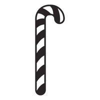 Candy-Stick-Symbol, einfacher Stil vektor