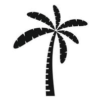paradis handflatan ikon enkel vektor. kokos träd vektor