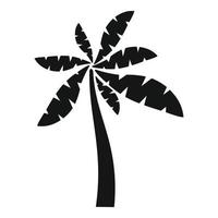 Naturpalme Symbol einfacher Vektor. Kokosnussbaum vektor