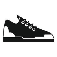 Mode-Sneaker-Symbol einfacher Vektor. Sportschuh vektor