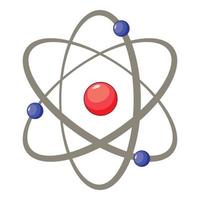 Atom-Symbol, Cartoon-Stil vektor