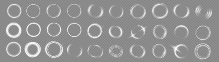 ljus vit snurra. kurva ljus effekt av vit linje. abstrakt lyx vit ljus vektor blossa halvcirkel och gnista ljus effekt. lysande vit cirkel. png podium, plattform, tabell.