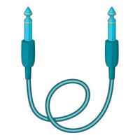 Jack-Kabel-Symbol, Cartoon-Stil vektor