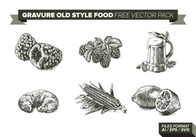 Gravure Old Style Essen Free Vector Pack
