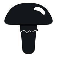 giftig svamp ikon, enkel stil vektor
