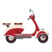 Scooter-Motorrad-Symbol, Cartoon-Stil vektor