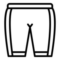 modern shorts ikon översikt vektor. mode Gym vektor