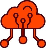 Cloud-Vektor-Symbol vektor