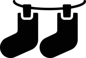 Socken-Vektor-Illustration auf einem Hintergrund. hochwertige Symbole. Vektor-Icons für Konzept und Grafikdesign. vektor