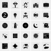 25 universelle Business-Icons Vektor kreative Icon-Illustration zur Verwendung in Web- und Mobilprojekten