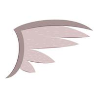 Vogelflügel-Symbol, Cartoon-Stil vektor