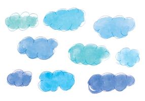 Vector Hand Drawn Clouds