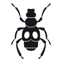 Käfer-Insekten-Symbol, einfacher Stil vektor