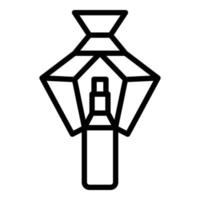 Symbol Umrissvektor für die Bierflaschenproduktion. Baufenster vektor