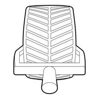 Symbol für Autoradklemme, isometrischer 3D-Stil vektor