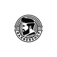 Barbershop-Logo-Design-Vektor-Illustration vektor