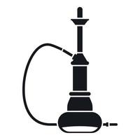 Shisha-Symbol, einfacher Stil vektor