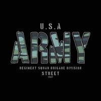 USA armén t-shirt och kläder design vektor