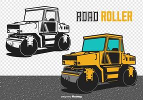 Road Roller Vektor-Illustration vektor