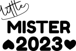 frohes neues jahr 2023 texttypografie design vektor