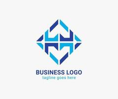 modernes blaues Logo-Design für Unternehmen. minimalistisches Logo-Design für Firmenkunden.