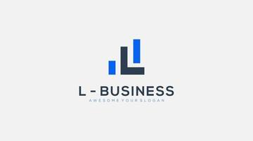 Anfangsbuchstabe l Logo Symbol Business Design Vektor