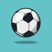 fotboll boll tecknad serie ikon illustration vektor