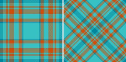 Karomuster Textil. Überprüfen Sie die Hintergrundtextur. Tartan nahtloser Vektorstoff. vektor