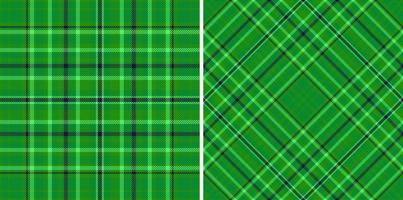 Überprüfen Sie den Textilhintergrund. Tartan-Stoff kariert. Muster nahtlose Vektortextur. vektor