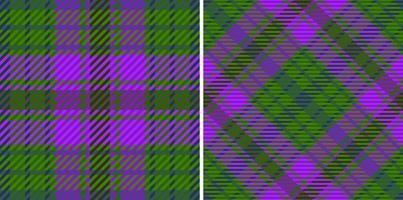 Muster Stoff Hintergrund. karierter Textil-Tartan. Vektor-Check-Textur nahtlos. vektor