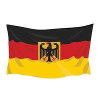 Deutschland-Flagge ein schöner Vektor